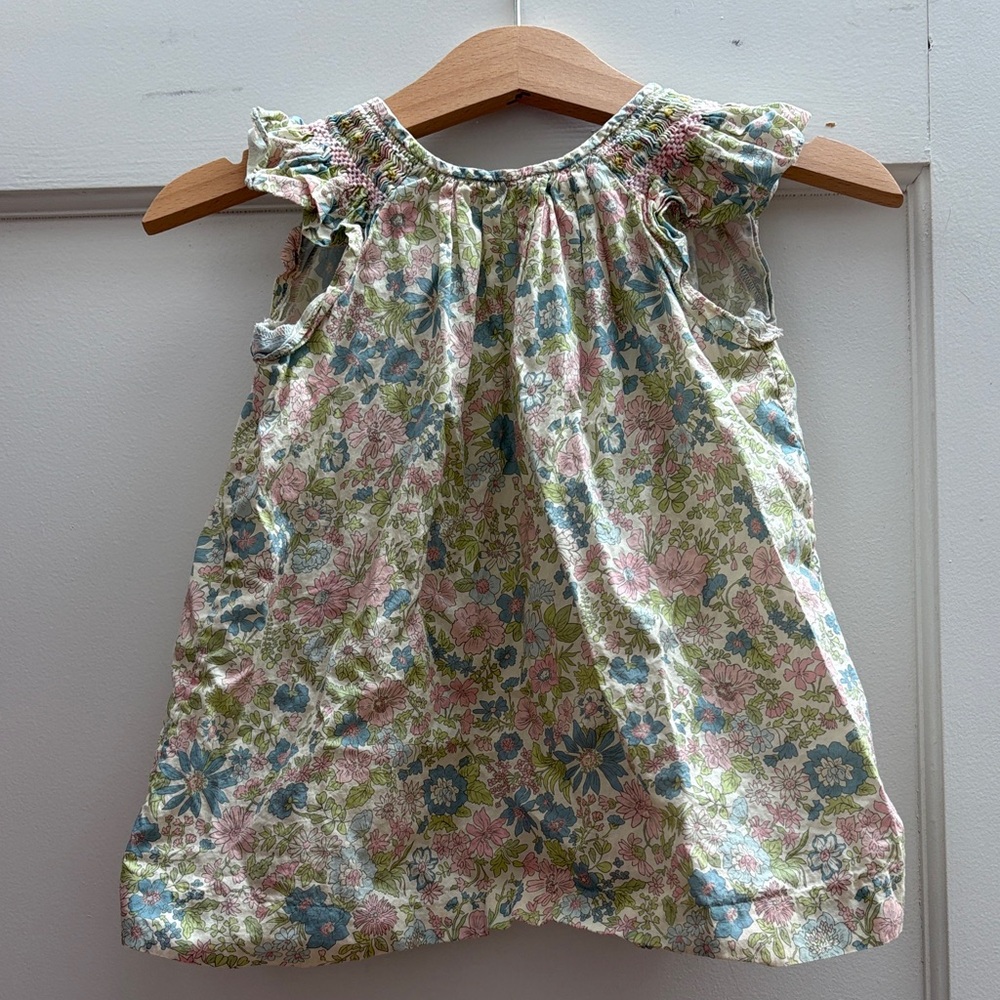 Bonpoint Liberty Print Pastel Floral Dress
